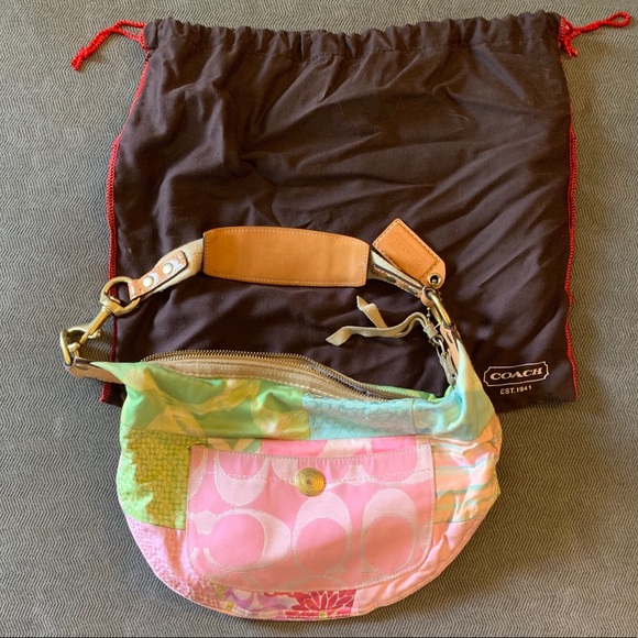 Coach multi color and pattern over the shoulder - Picture 3 of 3